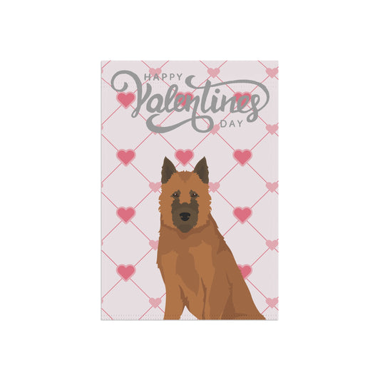 Belgian Laekenois Dog Valentines Day Garden Flag