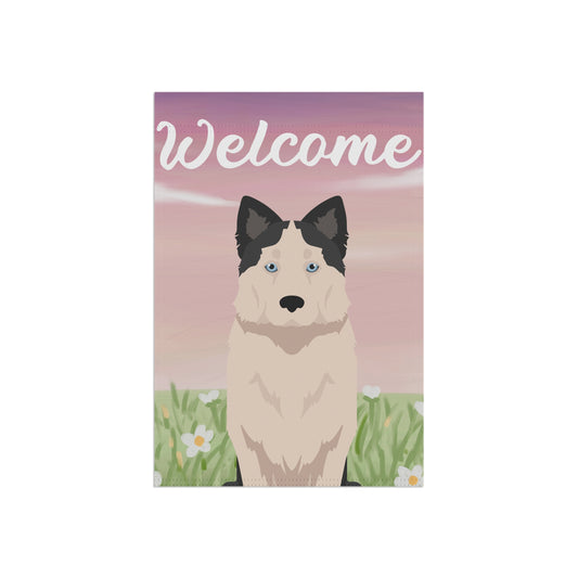 Yakutian Laika Dog Welcome Garden Flag