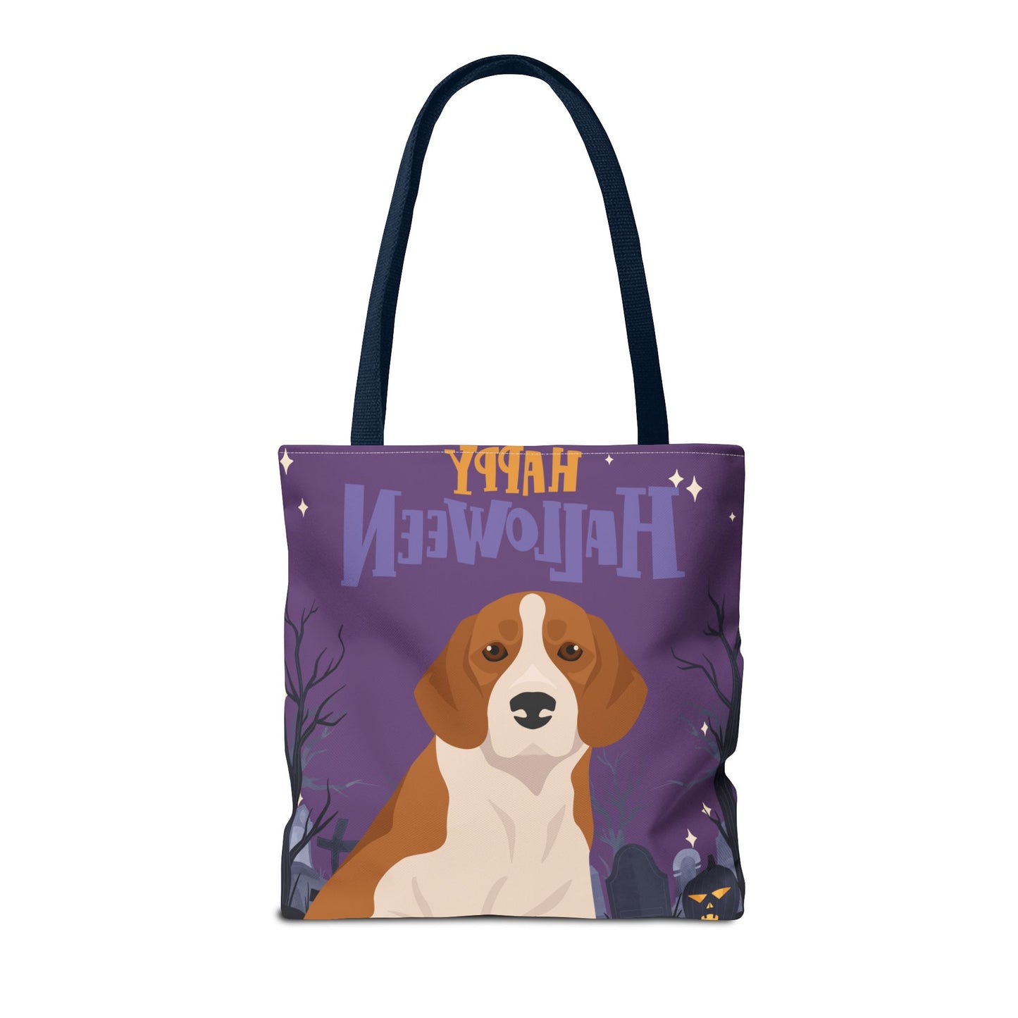 Beagle Dog Happy Halloween Tote Bag 16x16