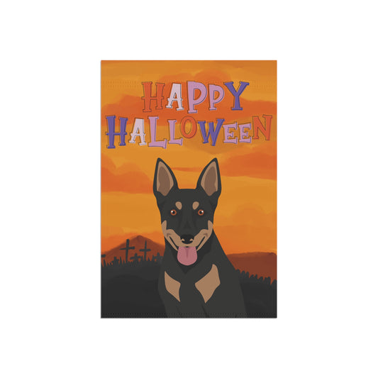 Australian Kelpie Dog Halloween Garden Flag