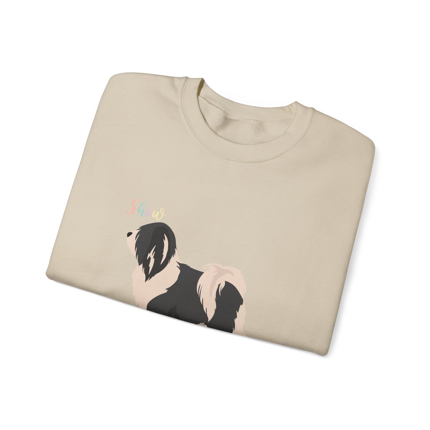 Tibetan Terrier Dog Unisex Heavy Blend Crewneck Sweatshirt