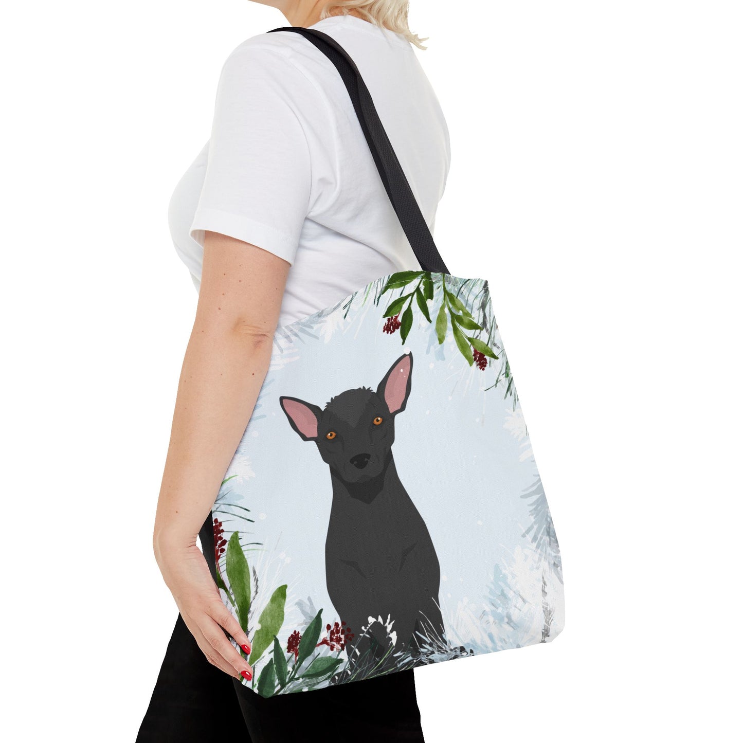 Xoloitzcuintli Dog Christmas Holiday Tote Bag 16x16
