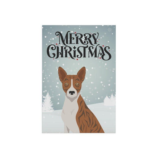 Basenji Dog Garden Flag