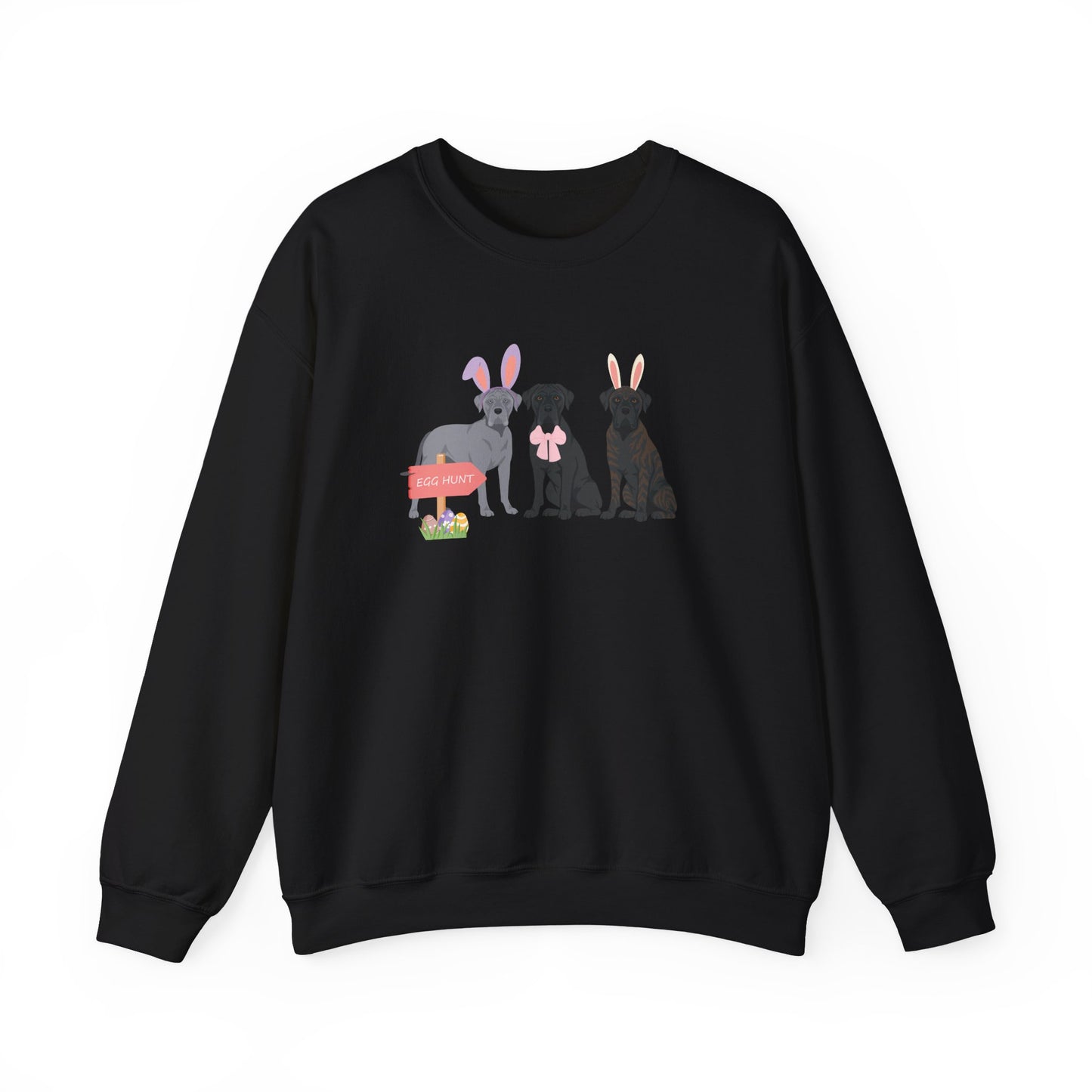 Cane Corso Dog Easter Unisex Heavy Blend Crewneck Sweatshirt, easter, Cute Dog Mom Gift