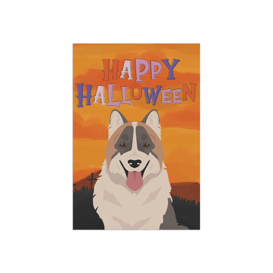 Thai Bangkaew Dog Dog Halloween Garden Flag