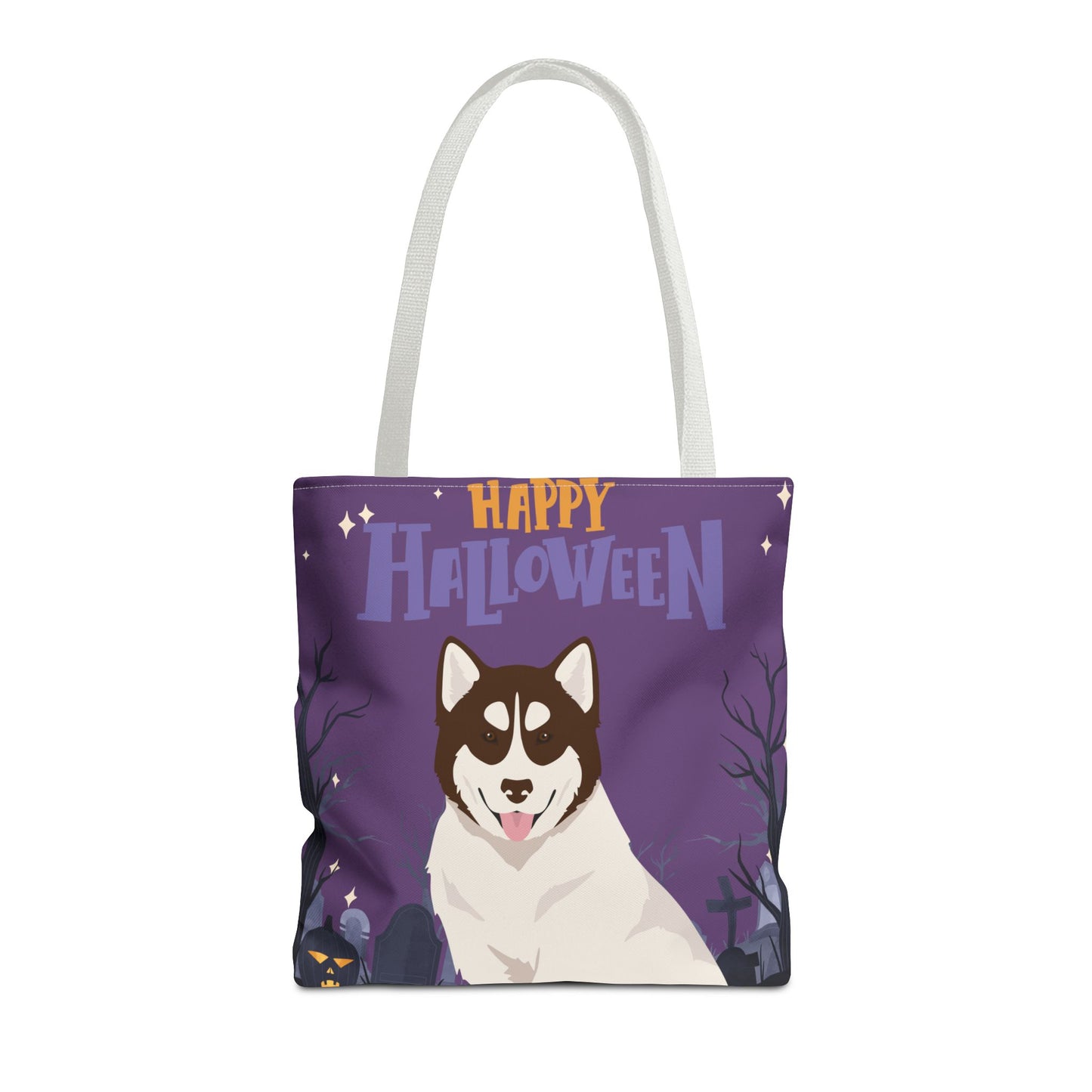 Canadian Inuit Dog Dog Happy Halloween Tote Bag 16x16