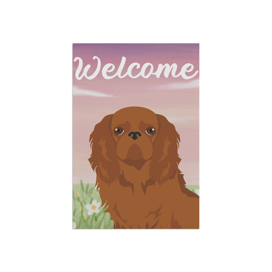 English Toy Dog Welcome Garden Flag