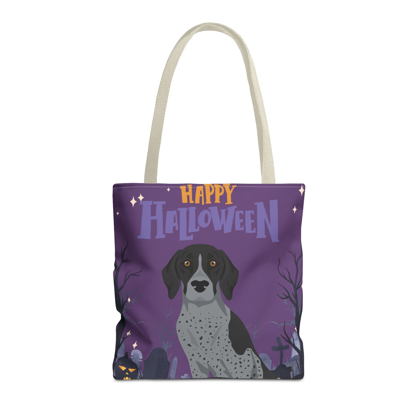 German Shorthaired Pointer Dog Happy Halloween Tote Bag 16x16