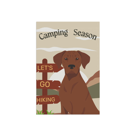 Rhodesian Ridgeback Dog Camping Garden Flag