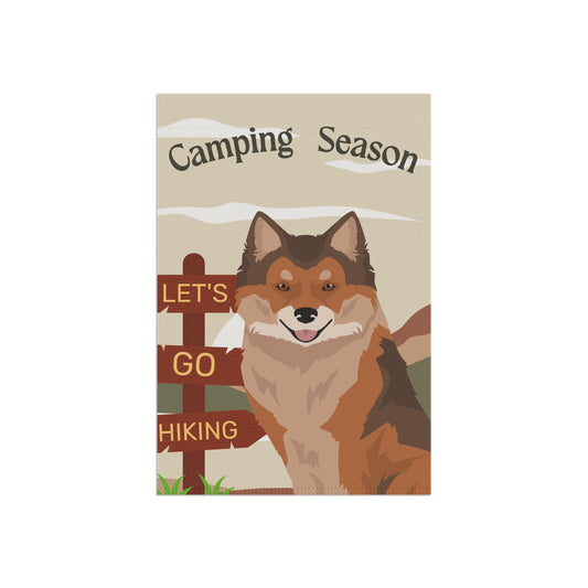 Nenets Herding Laika Dog Camping Garden Flag