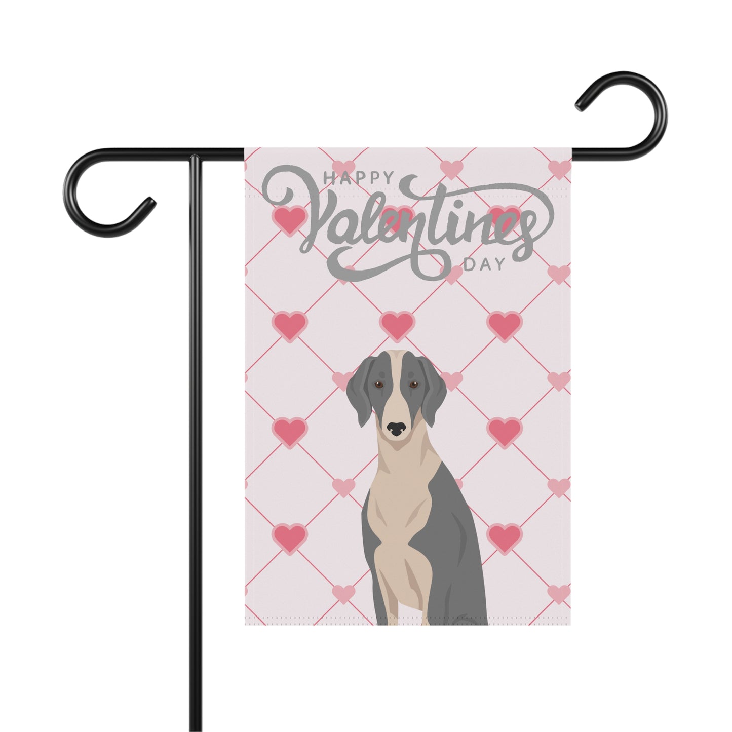 Chortai Dog Valentines Day Garden Flag