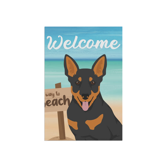Lancashire Heeler Dog Garden Flag