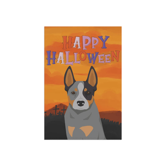 Australian Cattle Dog Dog Halloween Garden Flag
