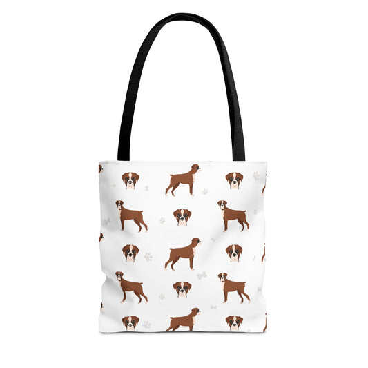 Boxer Dog Tote Bag, Boxer Dog Mom Gift