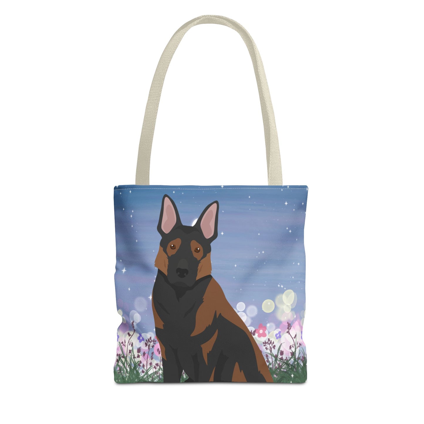 German Shepherd Dog Tote Bag 13x13