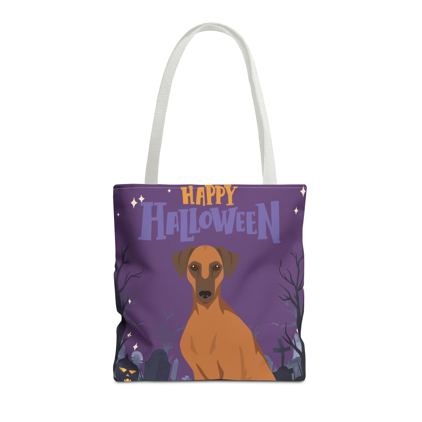 Sloughi Dog Happy Halloween Tote Bag 16x16