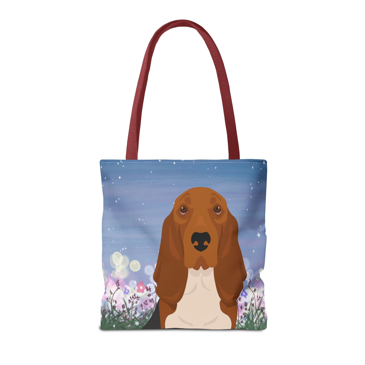 Basset Hound Dog Tote Bag 16x16