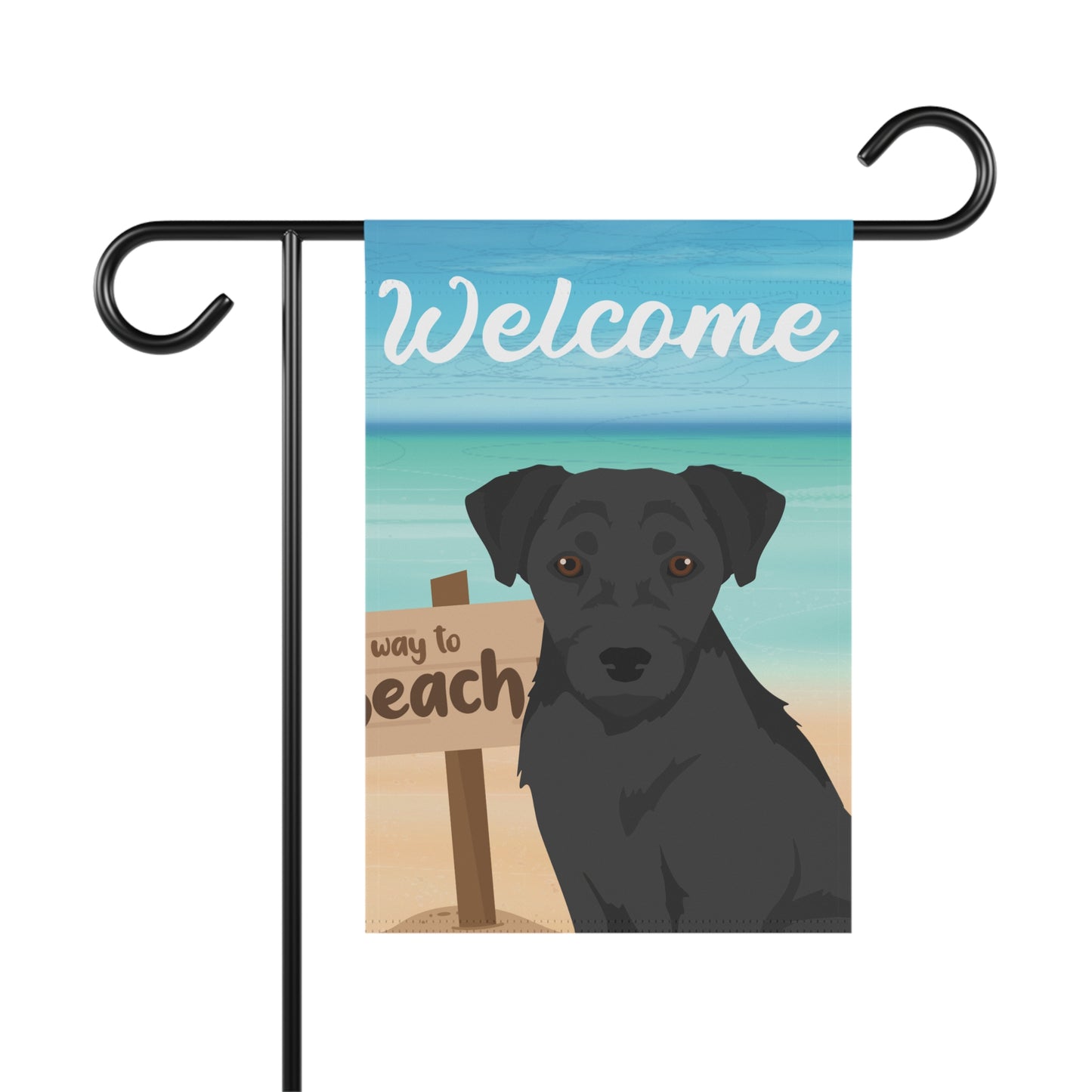Patterdale Terrier Dog Garden Flag