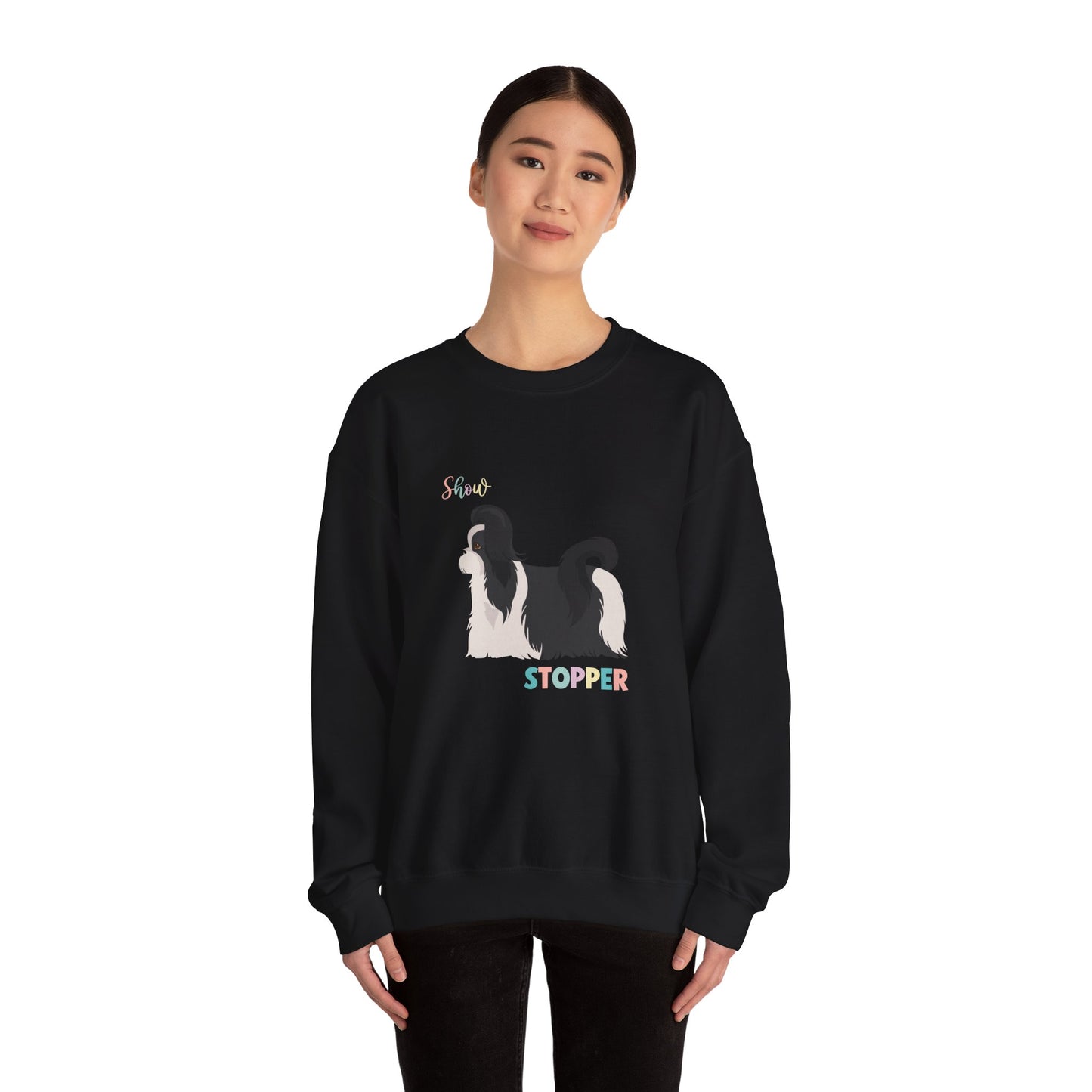 Shih Tzu Dog Unisex Heavy Blend Crewneck Sweatshirt