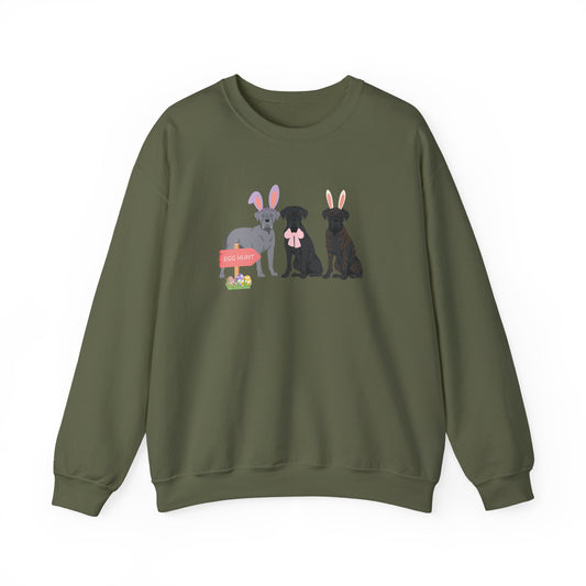 Cane Corso Dog Easter Unisex Heavy Blend Crewneck Sweatshirt, easter, Cute Dog Mom Gift