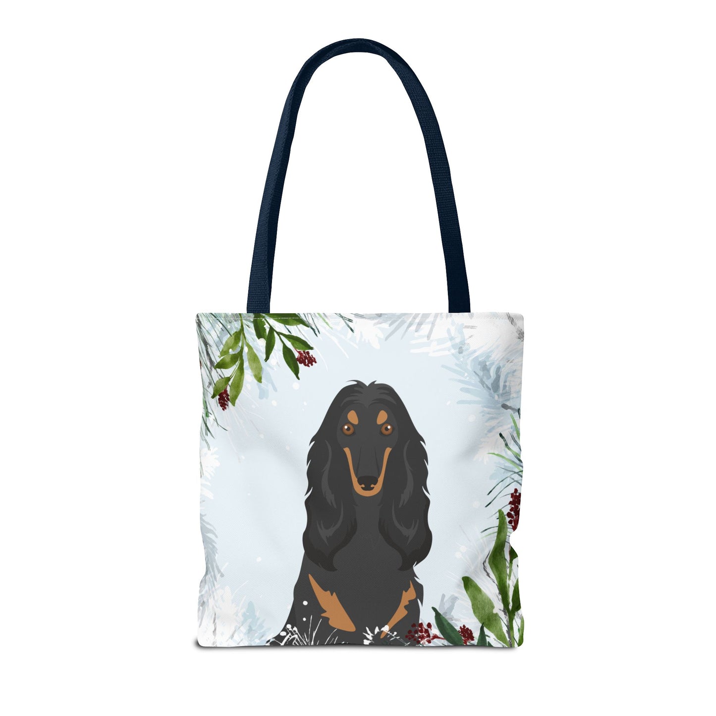 Afghan Hound Dog Christmas Holiday Tote Bag 16x16