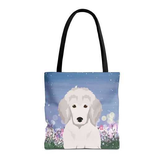 Poodle Dog Tote Bag 16x16