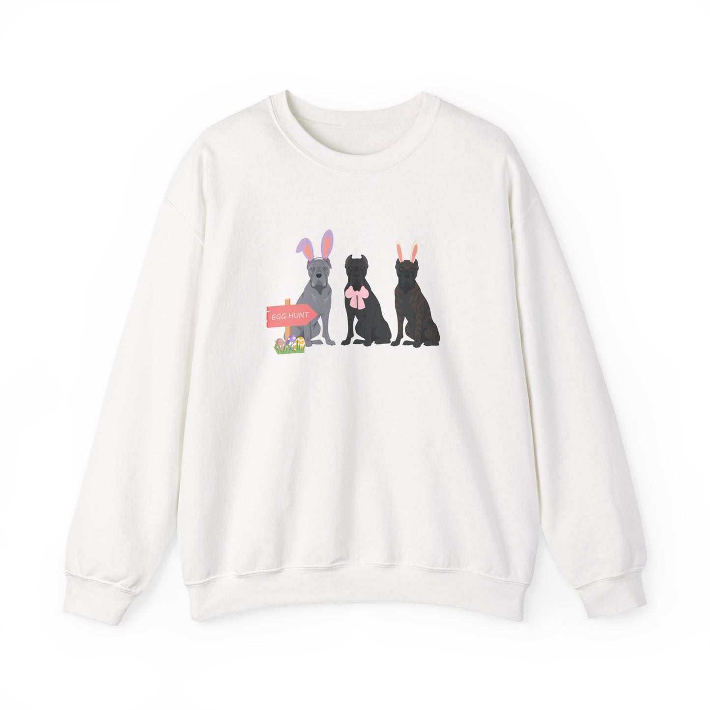 Cane Corso Dog Easter Unisex Heavy Blend Crewneck Sweatshirt, easter, Cute Dog Mom Gift