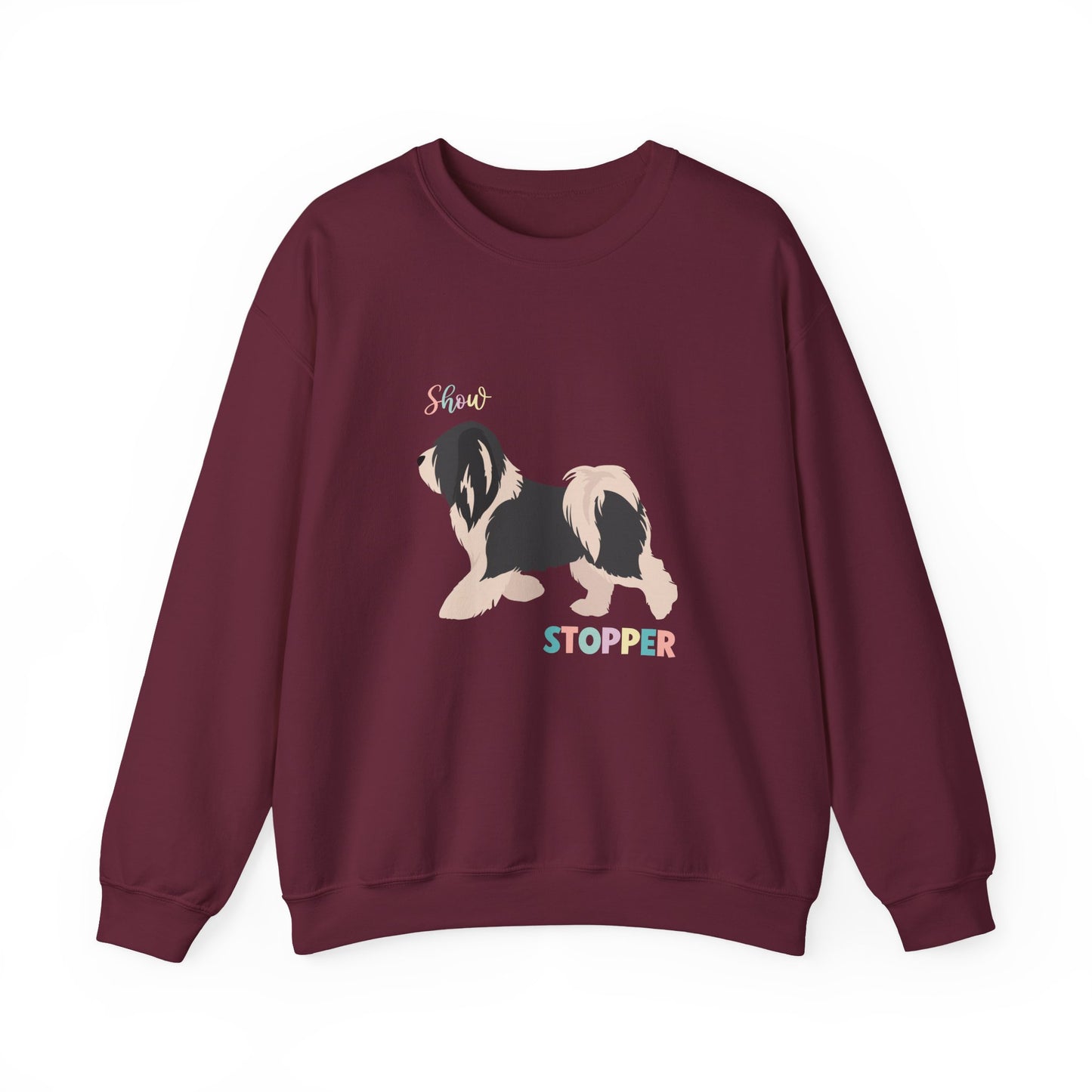 Tibetan Terrier Dog Unisex Heavy Blend Crewneck Sweatshirt