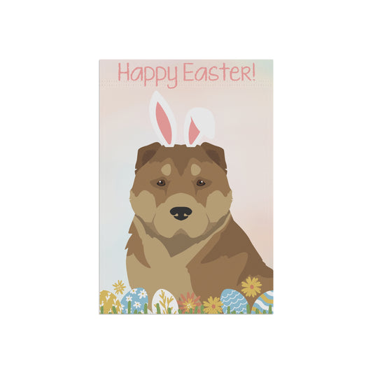 Armenian Gampr Dog Happy Easter Garden Flag