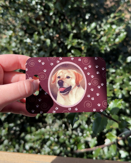 Labrador Retriever Dog Luggage Tag