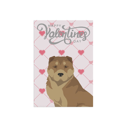 Armenian Gampr Dog Valentines Day Garden Flag