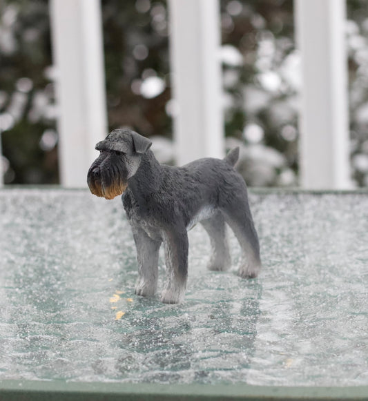 Schnauzer Dog Figurine