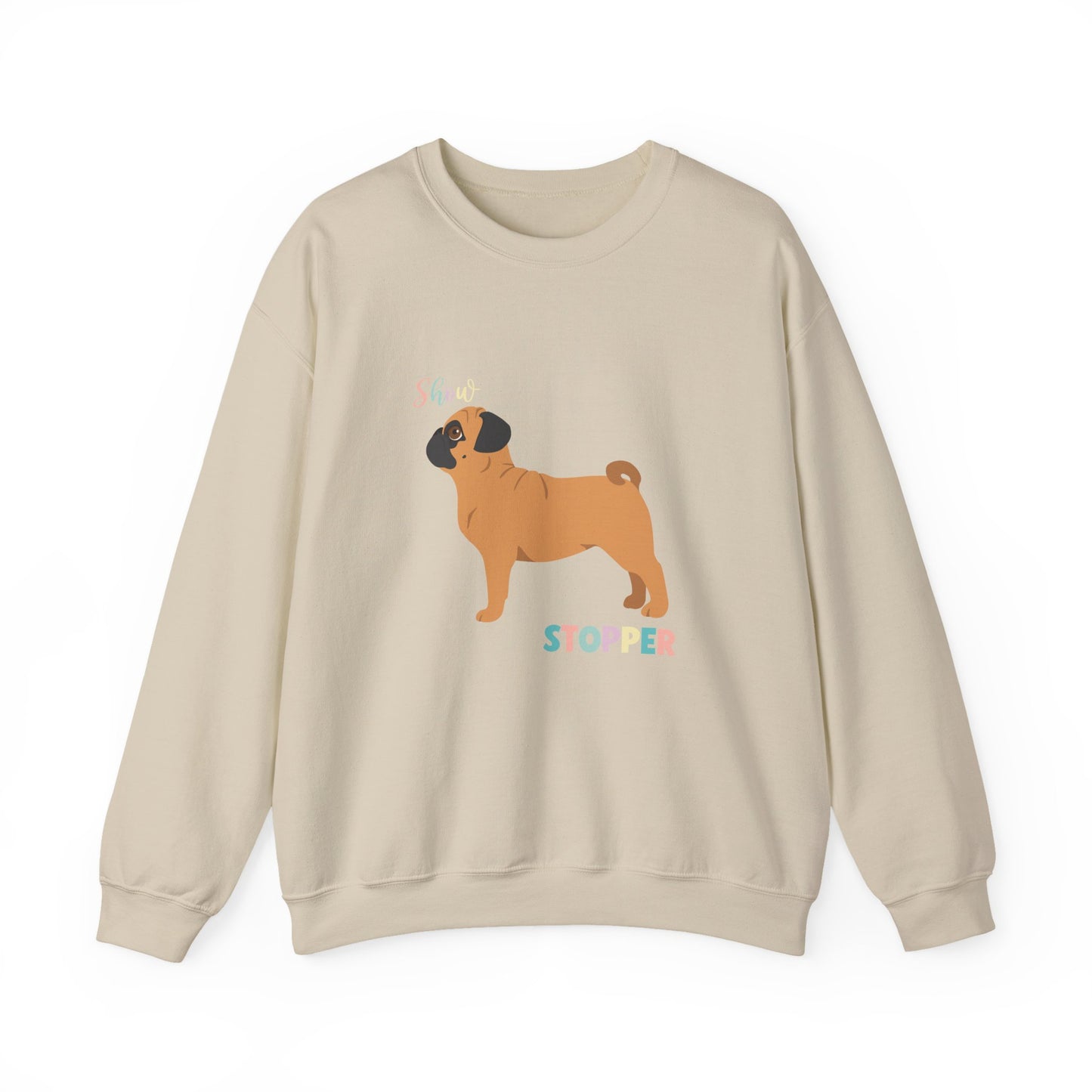 Pug Dog Unisex Heavy Blend Crewneck Sweatshirt