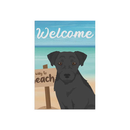 Patterdale Terrier Dog Garden Flag