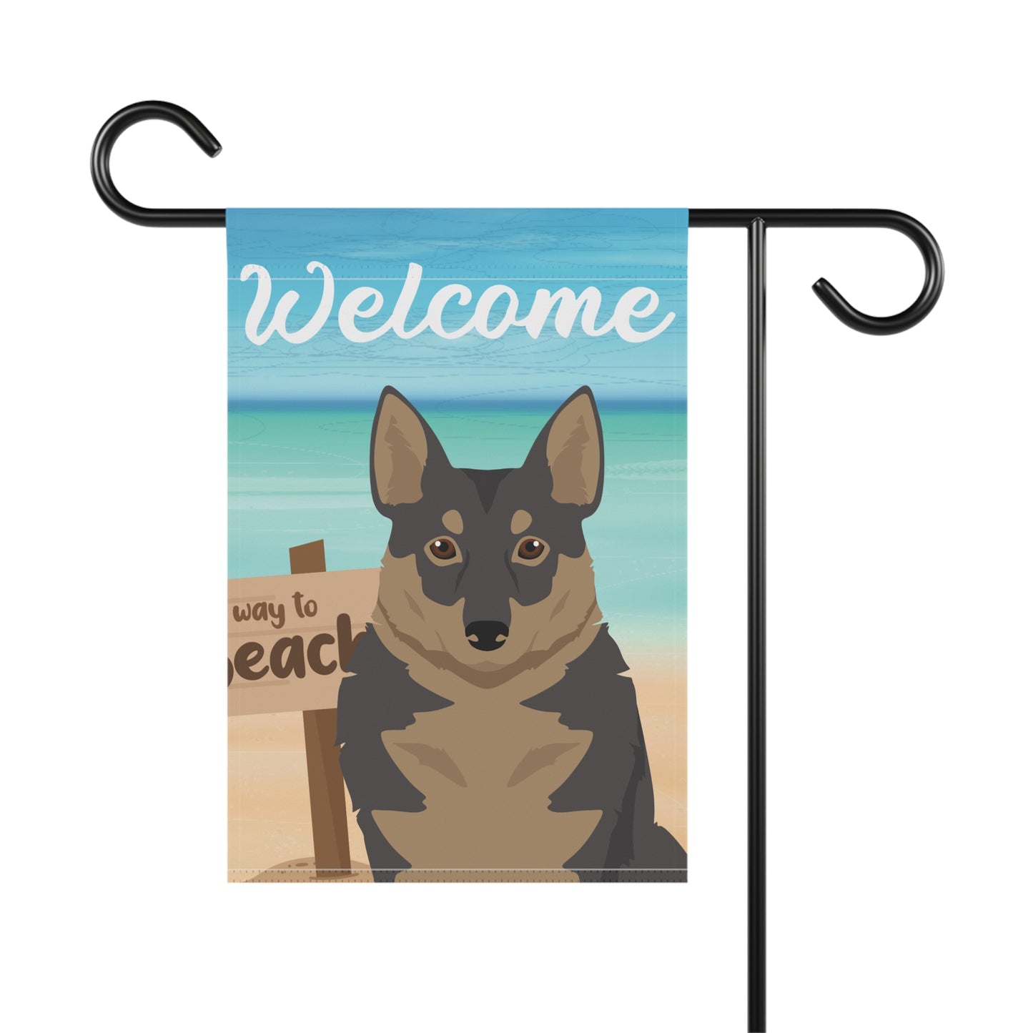 Swedish Vallhund Dog Garden Flag
