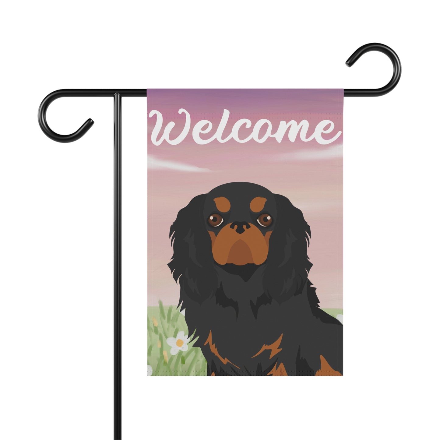 English Toy Dog Welcome Garden Flag