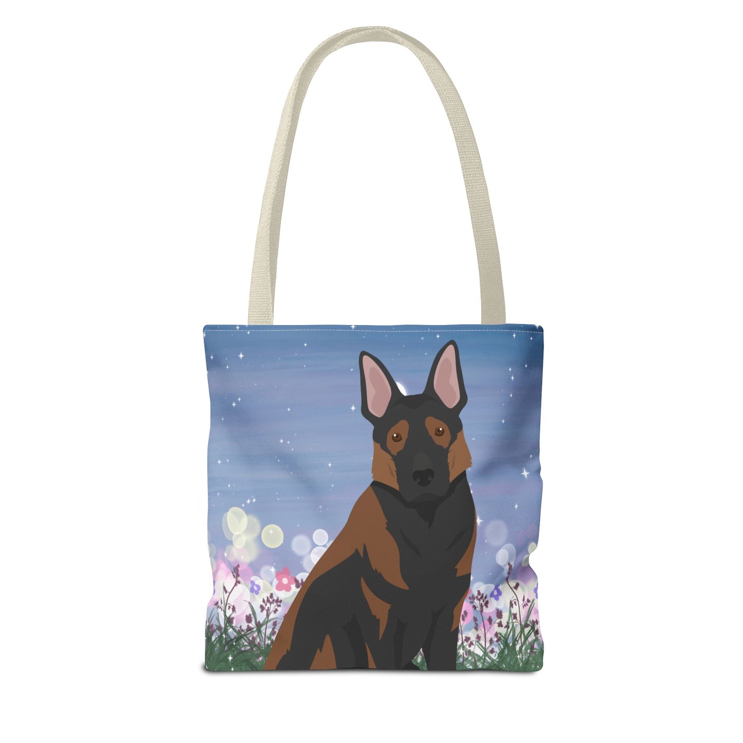 German Shepherd Dog Tote Bag 13x13