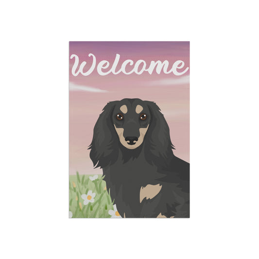 Dachshund Dog Welcome Garden Flag