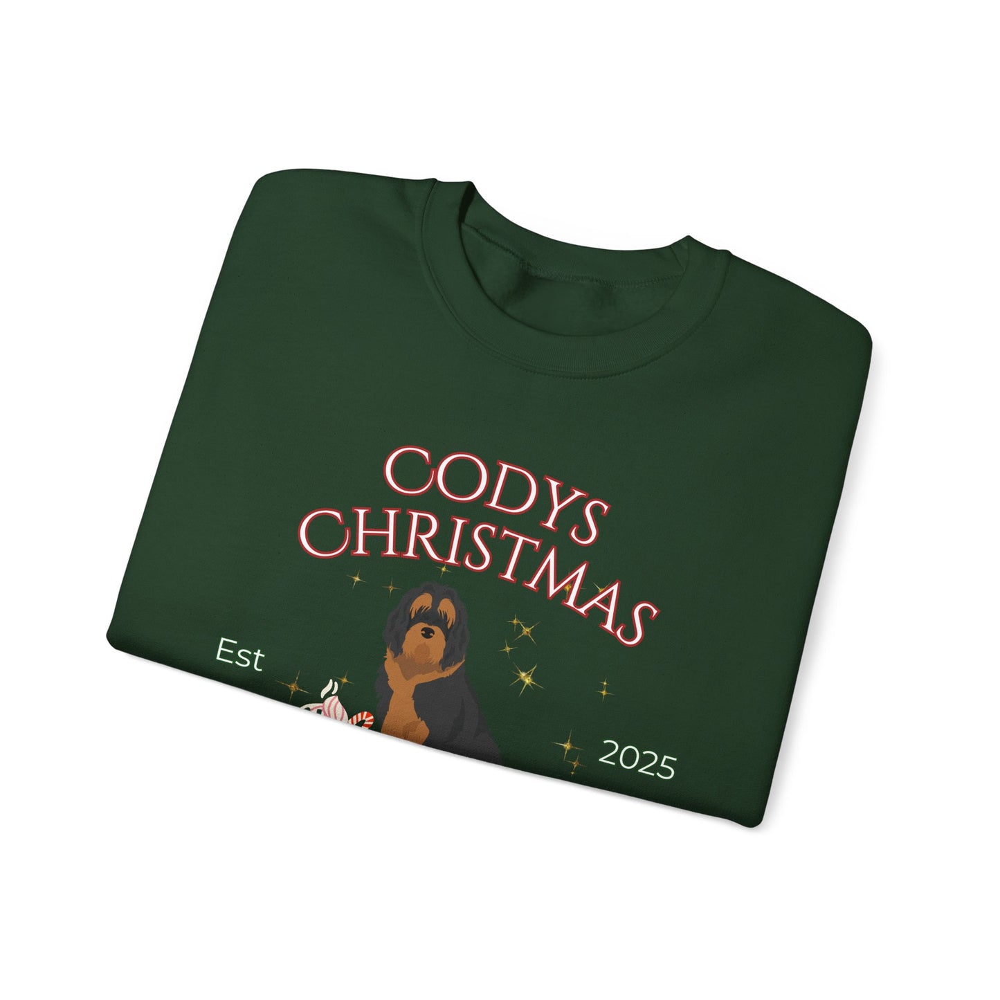 Otterhound Dog Christmas Social Club Unisex Heavy Blend Crewneck Sweatshirt Custom Name