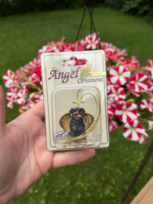 Rottweiler Angel Figurine