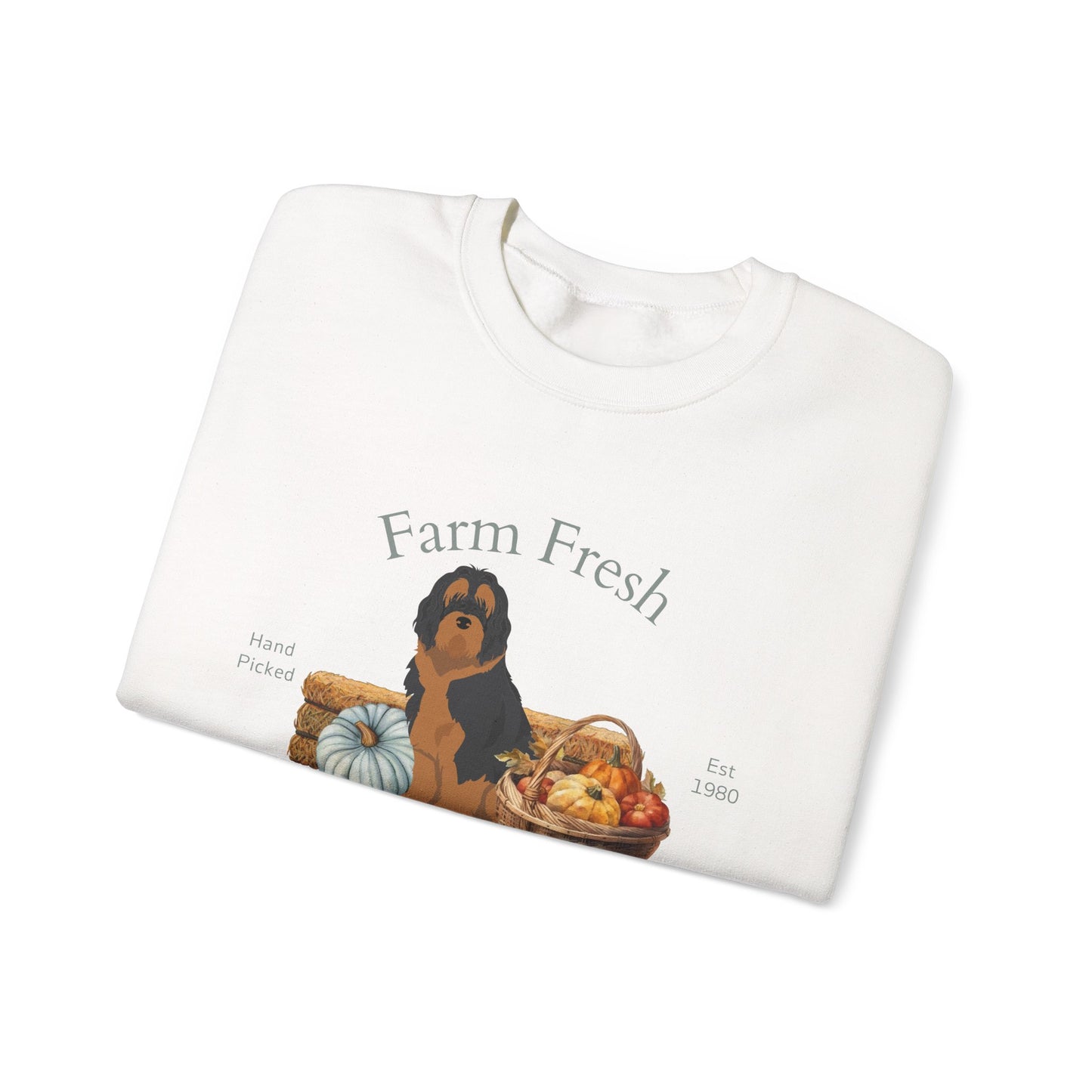 Otterhound Dog Fall Farm Fresh Unisex Heavy Blend Crewneck Sweatshirt