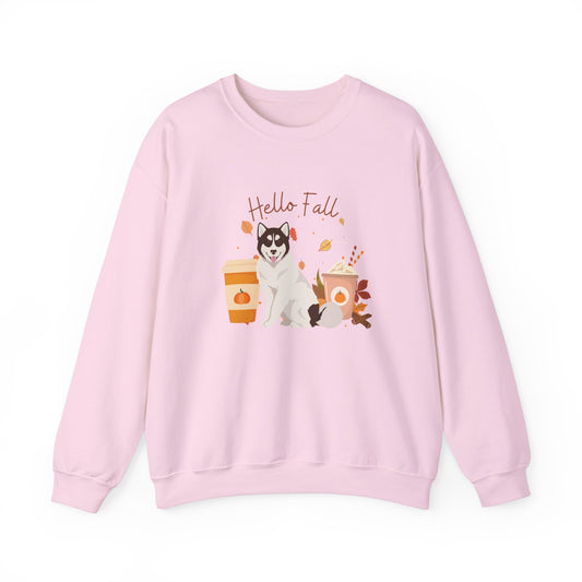 Canadian Inuit Dog Fall Halloween Unisex Heavy Blend Crewneck Sweatshirt