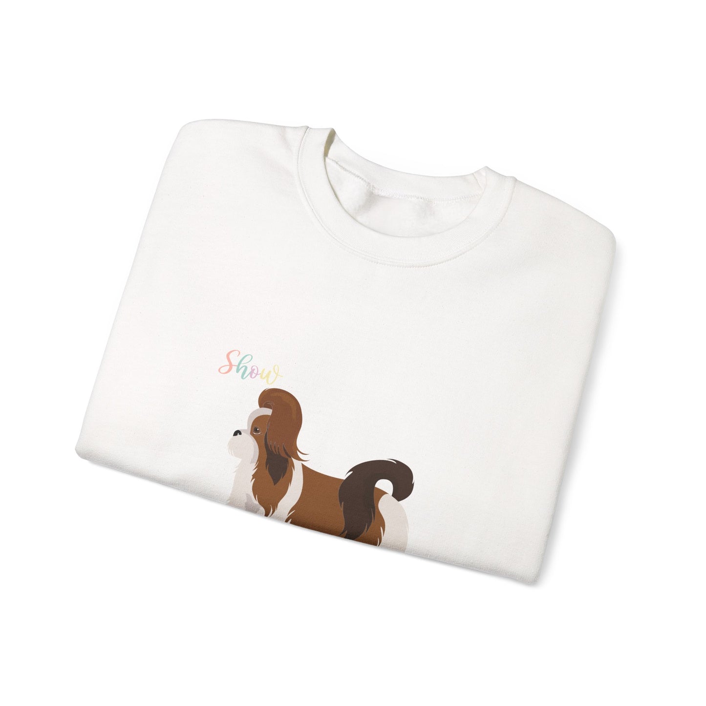 Shih Tzu Dog Unisex Heavy Blend Crewneck Sweatshirt