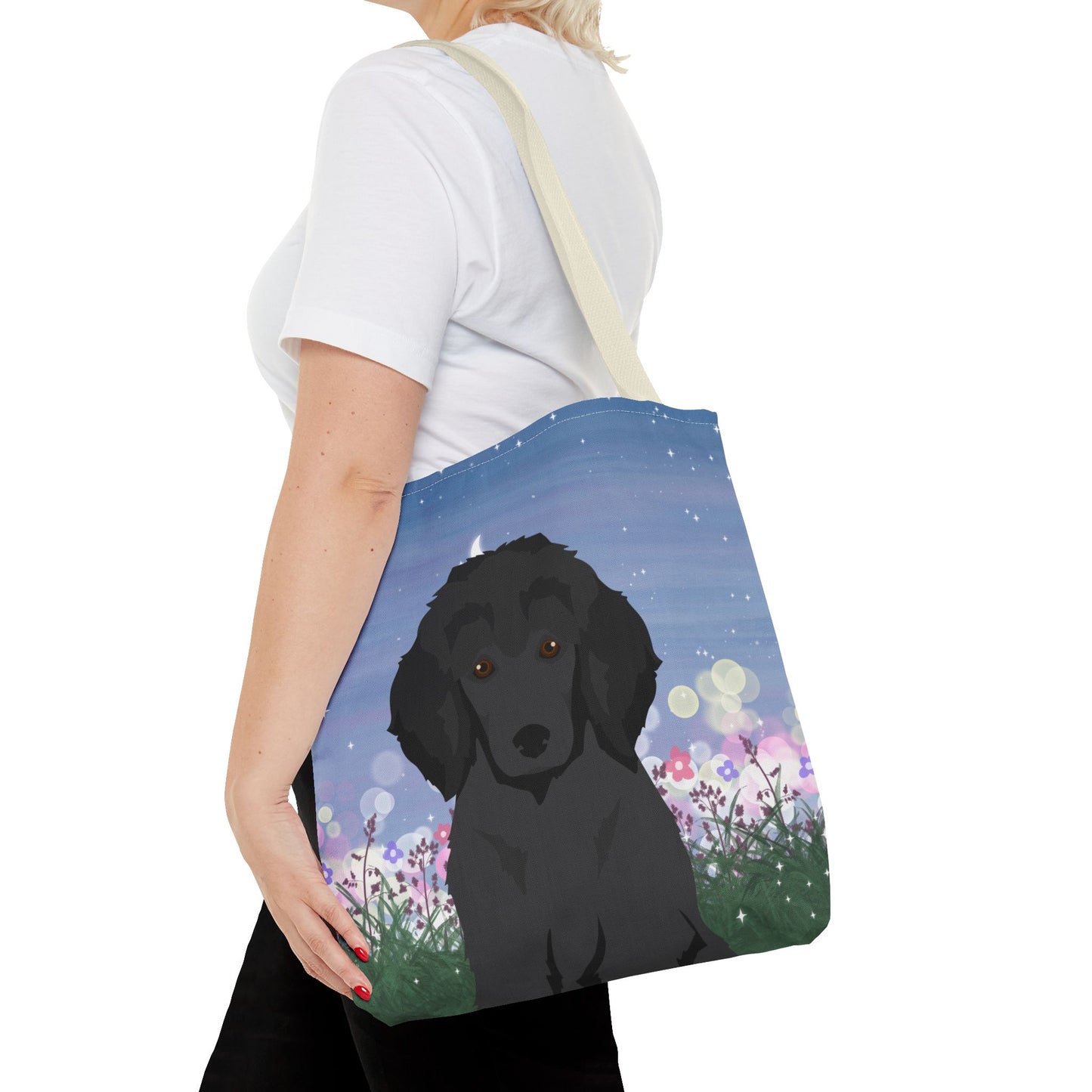 Poodle Dog Tote Bag 16x16