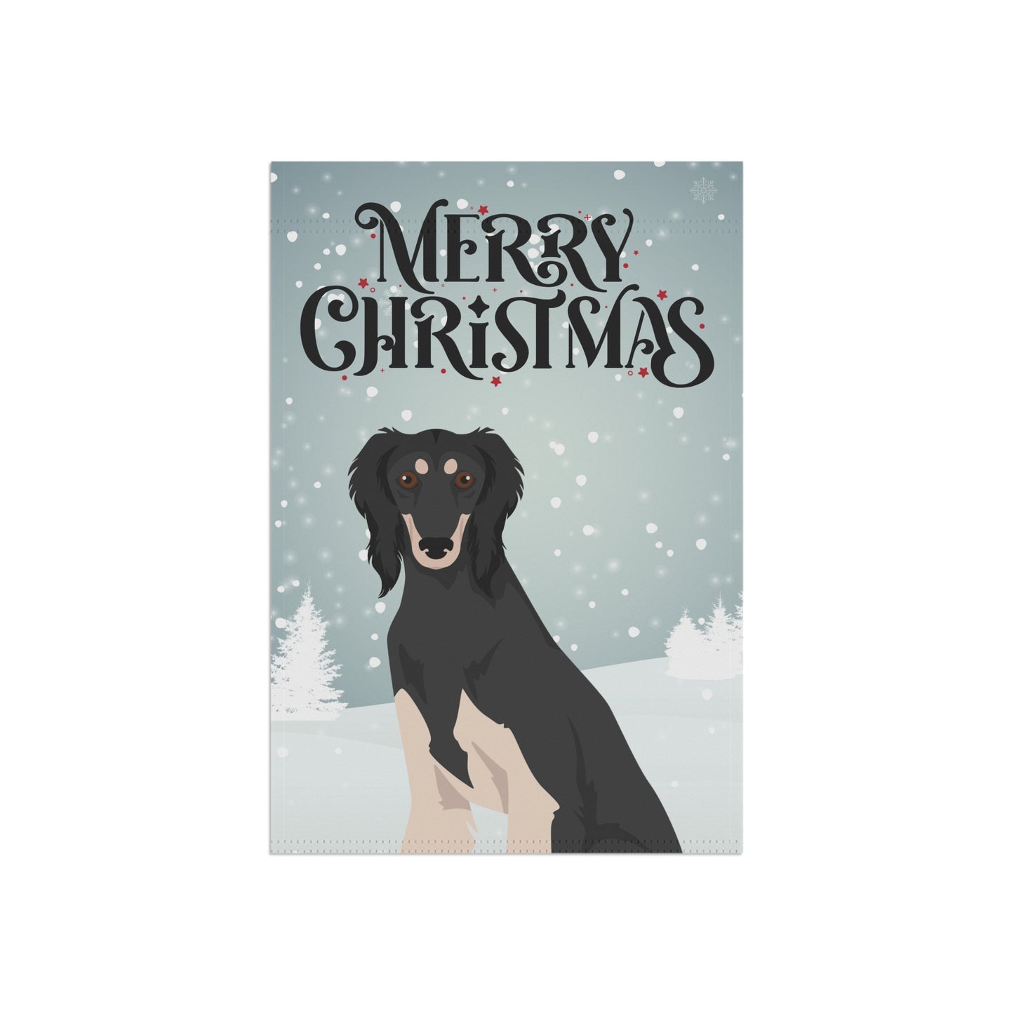 Saluki Dog Garden Flag