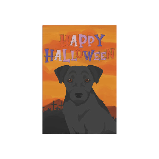 Patterdale Terrier Dog Halloween Garden Flag