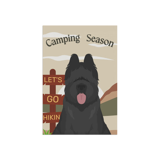 Briard Dog Camping Garden Flag