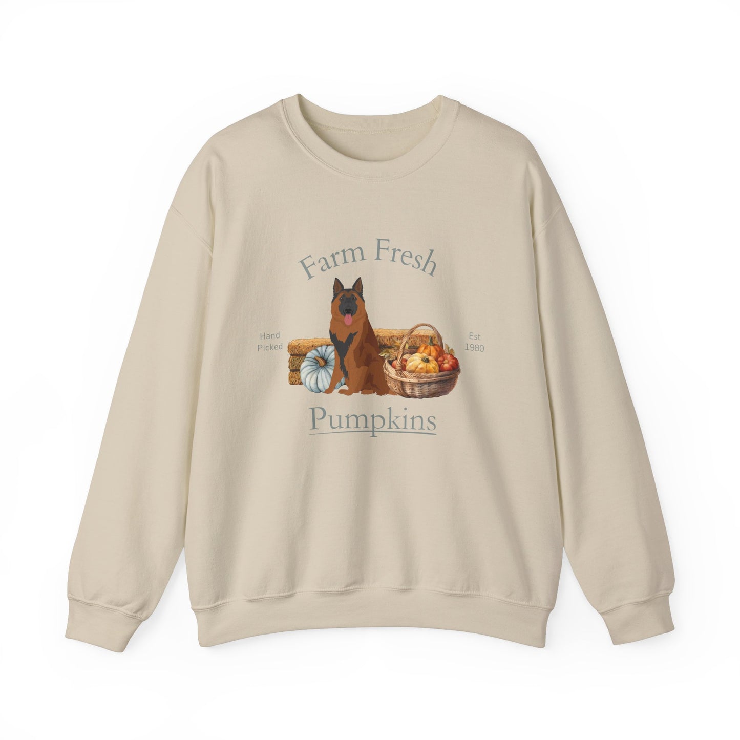 Belgian Tervuren Dog Fall Halloween Unisex Heavy Blend Crewneck Sweatshirt