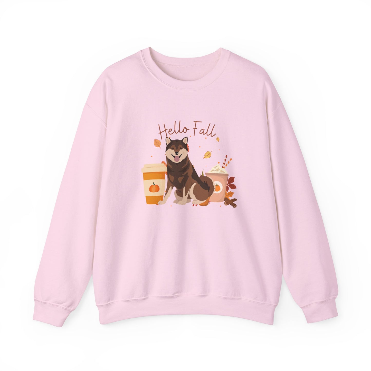 Shiba Inu Dog Fall Halloween Unisex Heavy Blend Crewneck Sweatshirt