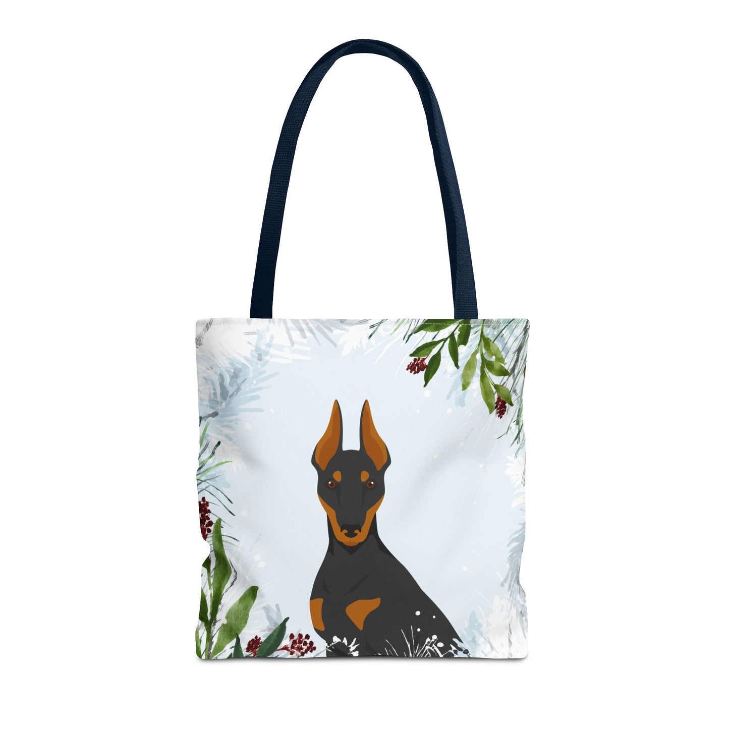 Manchester Terrier Dog Christmas Holiday Tote Bag 16x16